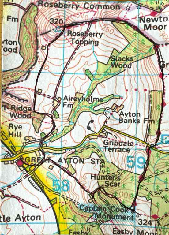 Great Ayton to Roseberry Topping