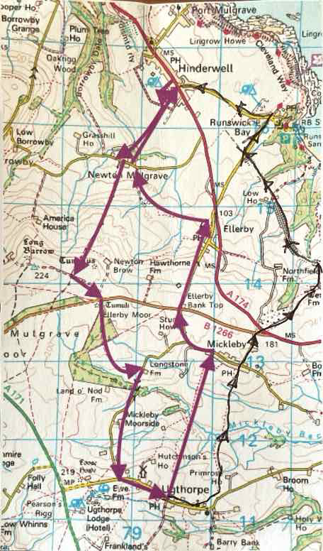 Hinderwell to Ugthorpe
